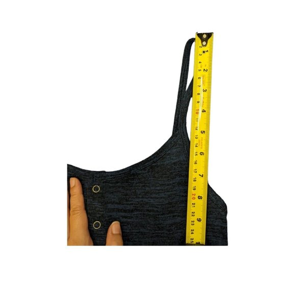 Aritzia Golden by TNA McCulley Knit Tank Dress In Heathered Blue Size M - Picture 8 of 12